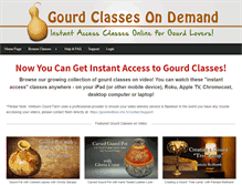 Tablet Screenshot of gourdvideos.com